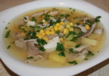 Суп из курицы по-римски